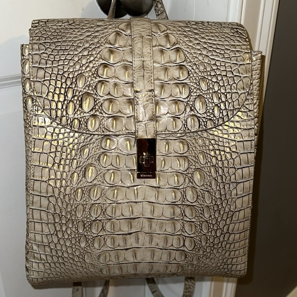 BRAHMIN Sadie Scallop Ombre Backpack - Picture 7 of 7